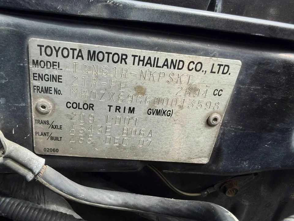2007 Toyota Fortuner I 2
