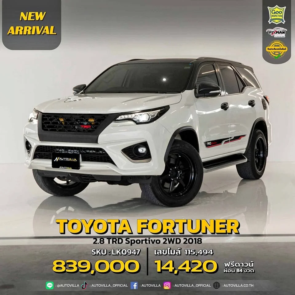 2018 Toyota Fortuner II 3