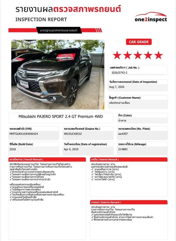2019 Mitsubishi Pajero Sport III 3